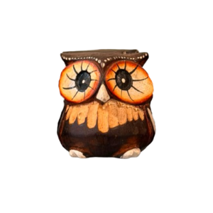 Carved Owl Paper Holder